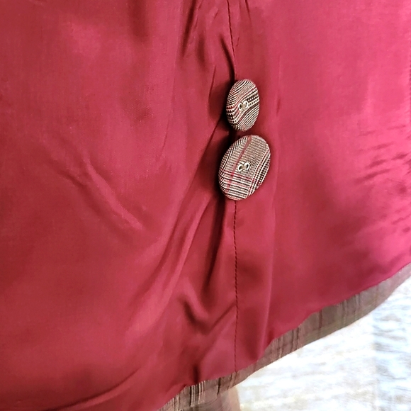 Keneth Cole plaid blazer size 4 - Picture 5 of 6